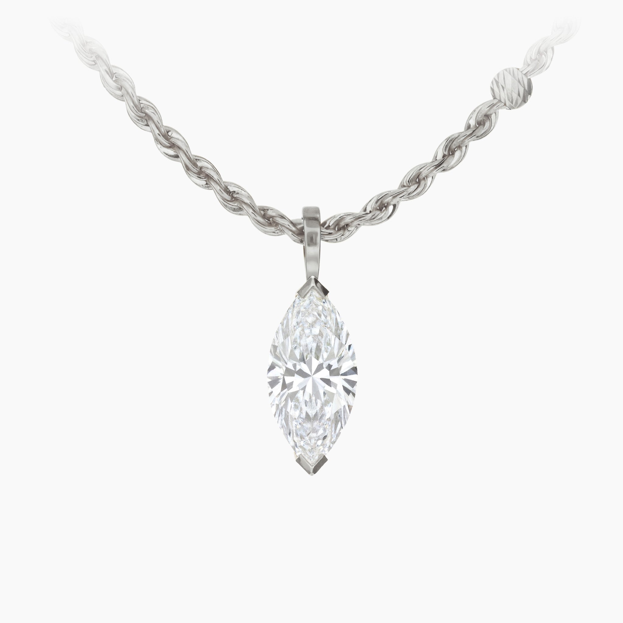 שרשרת חבל 925 יהלום - סאן חואן