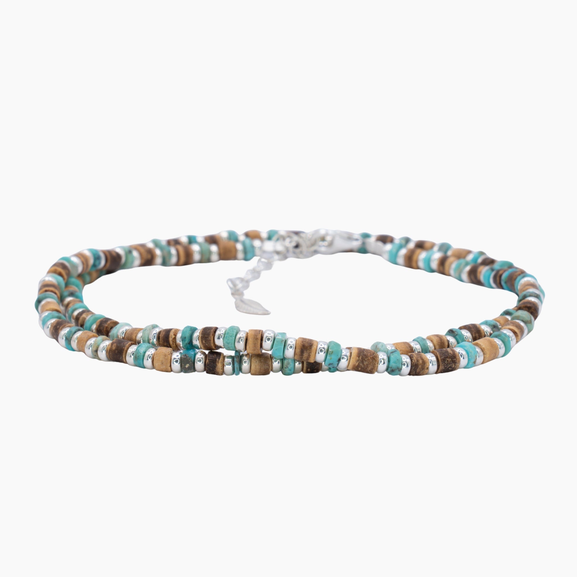 Turquoise and pearl necklace - El Sunzal