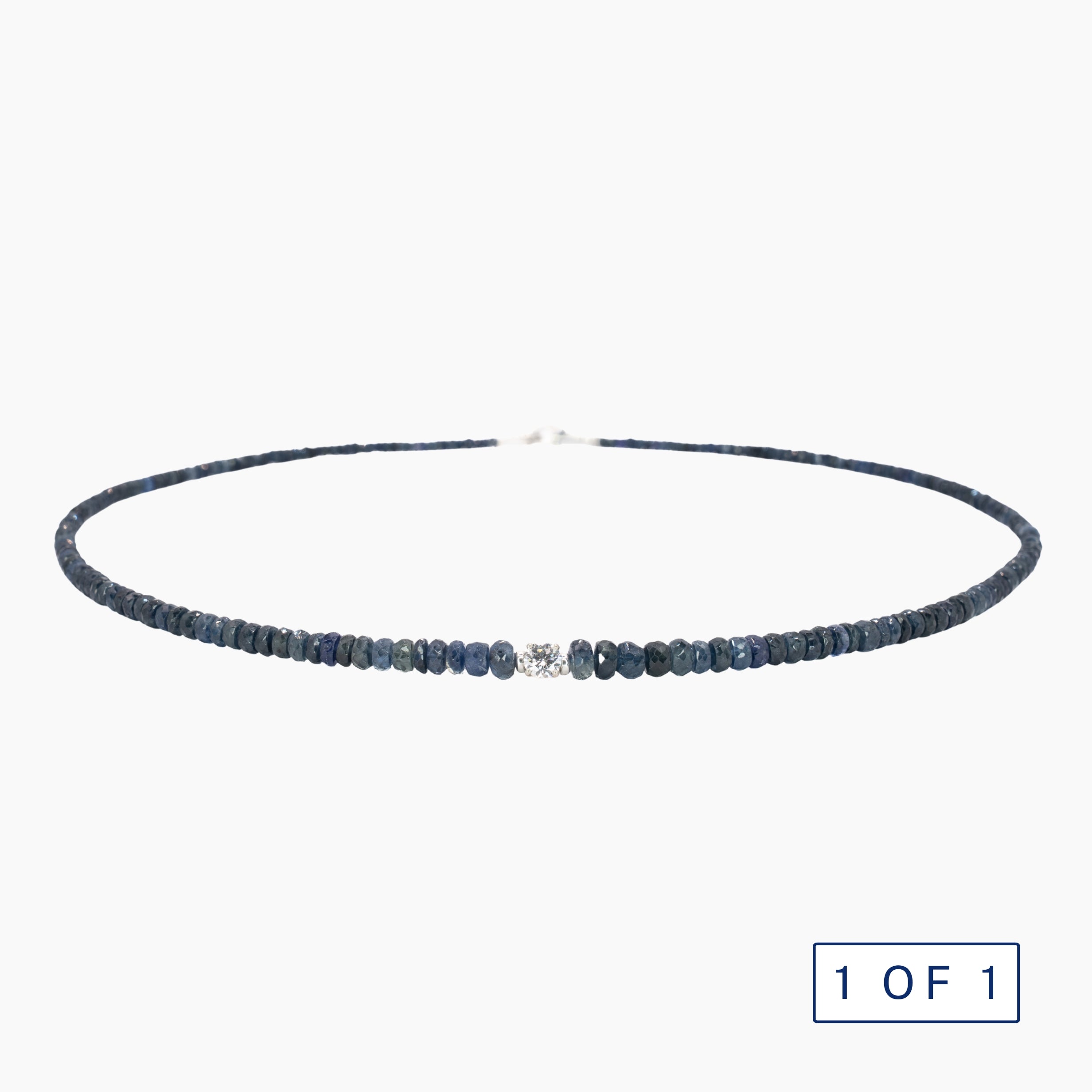 שרשרת ספיר ויהלום - סנטה קטלינה