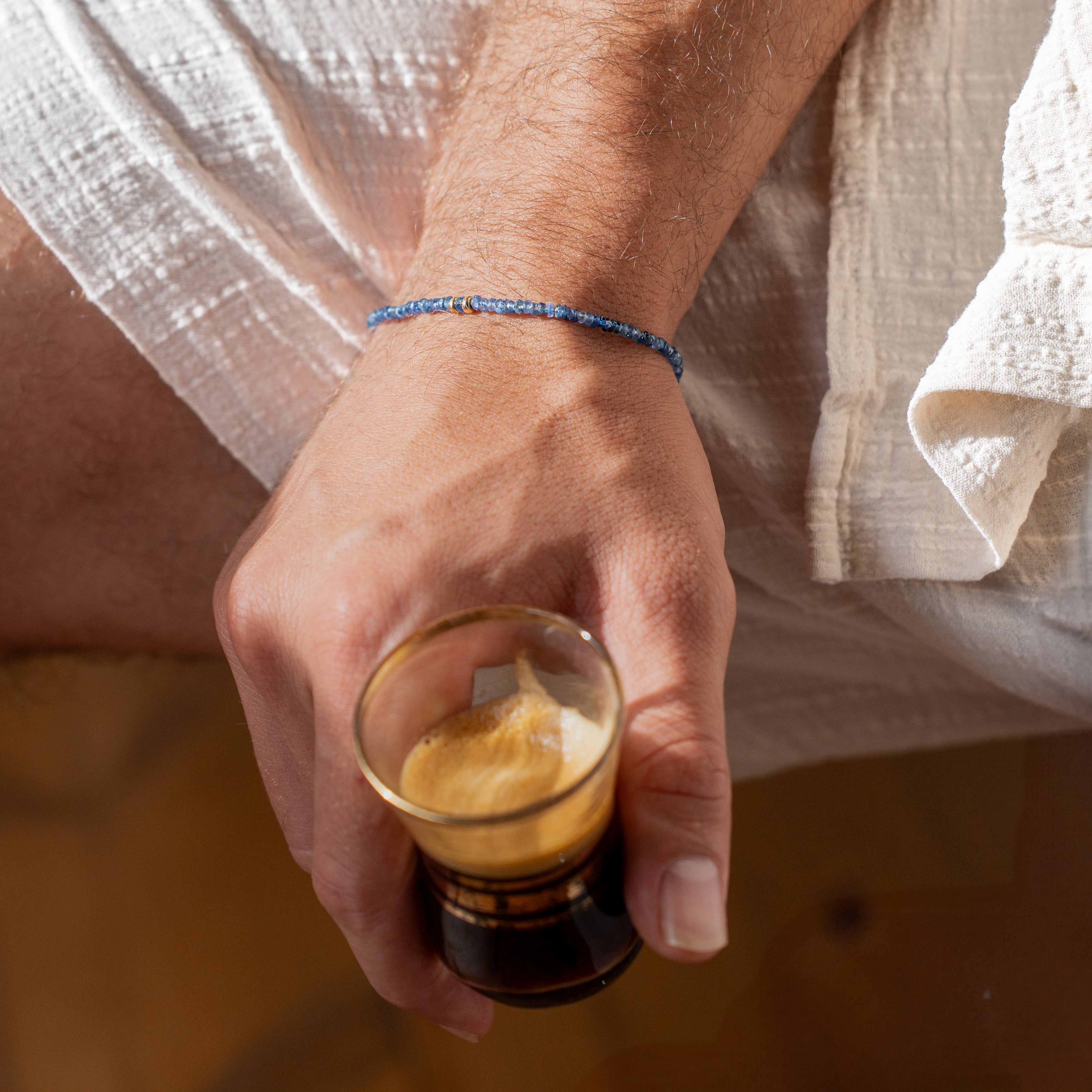 Sapphire and gold bracelet - Playa Venao