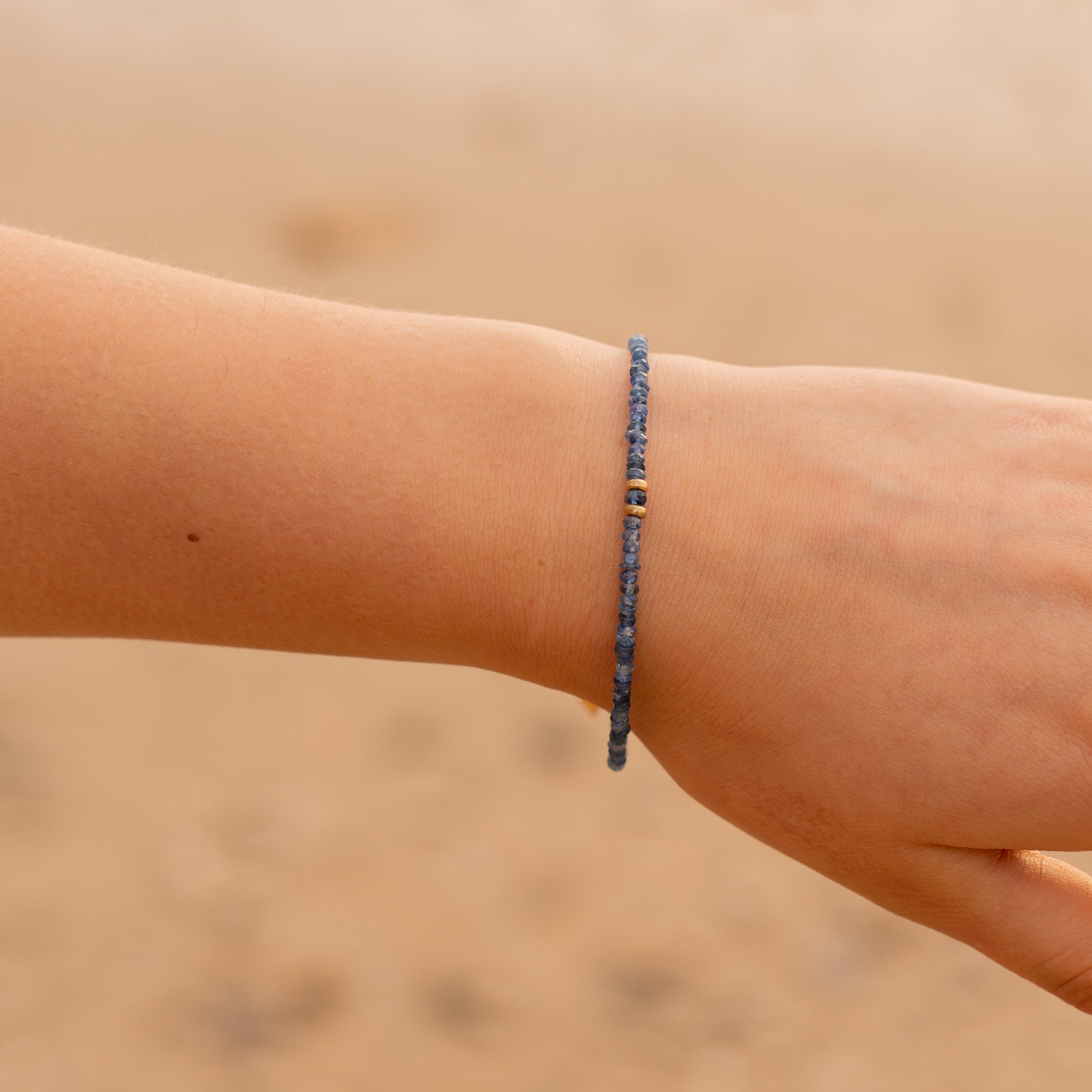 Sapphire and gold bracelet - Playa Venao