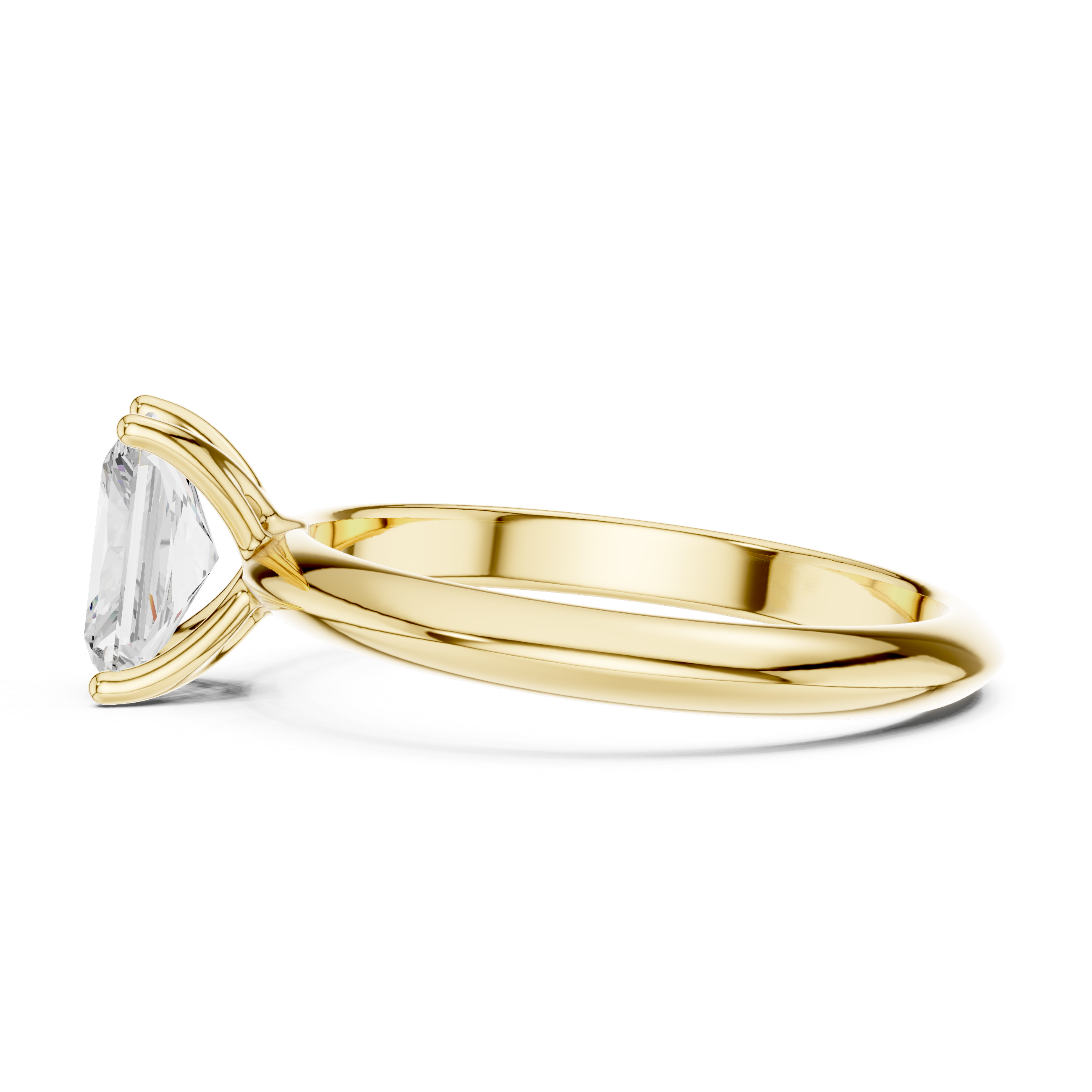 טבעת סוליטר רדיאנט - מנטובה