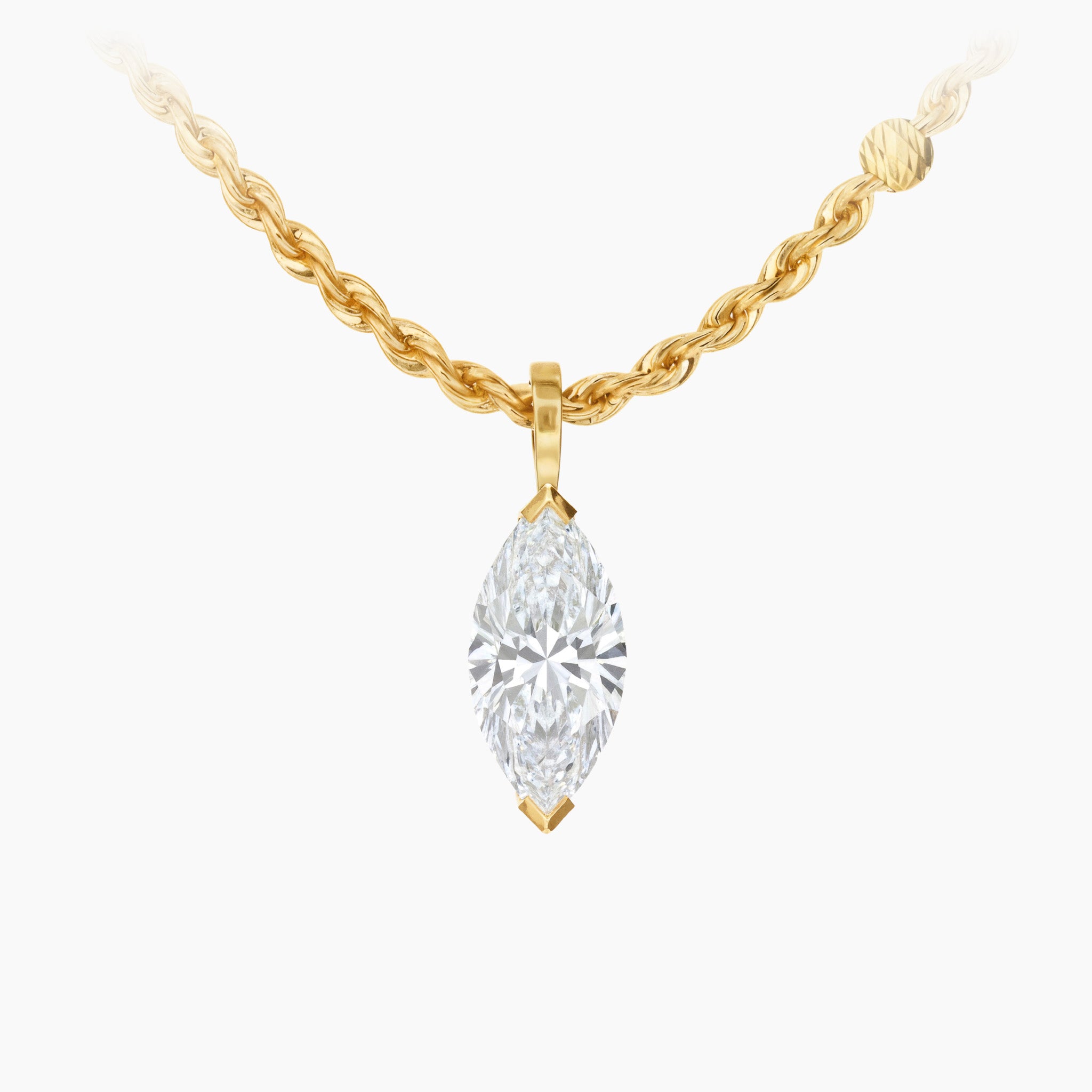 שרשרת חבל זהב יהלום - סאן חואן