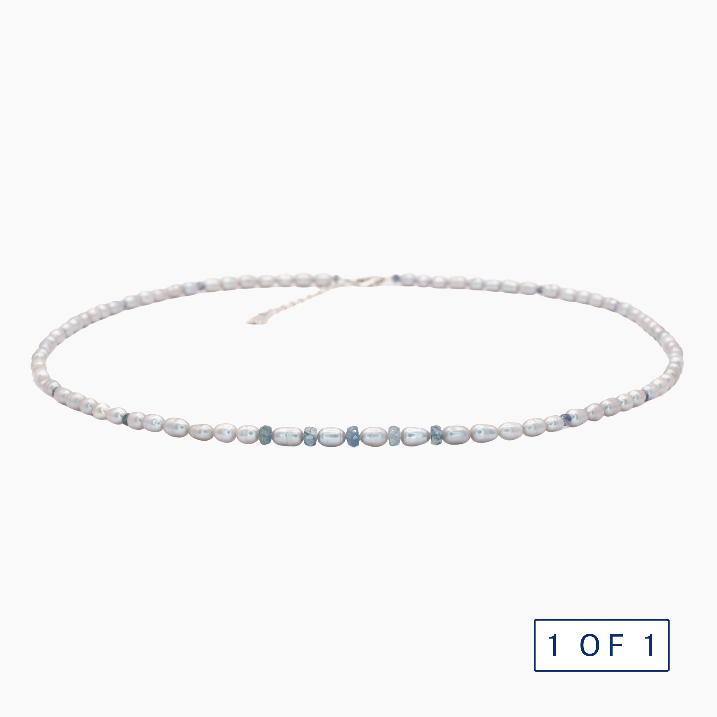 שרשרת פנינים וספיר (זהב) - קונטדורה