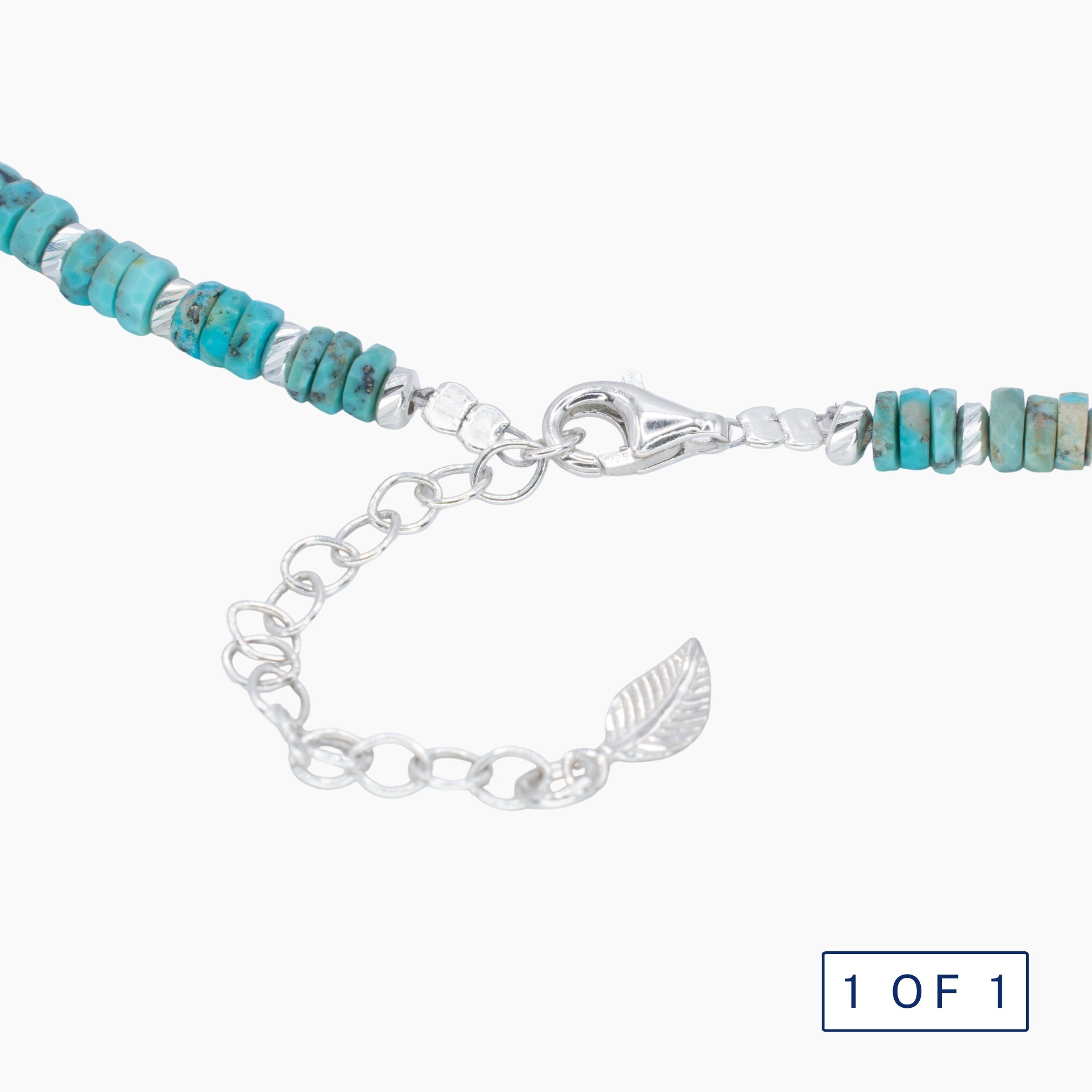 Turquoise and pearl necklace - El Sunzal