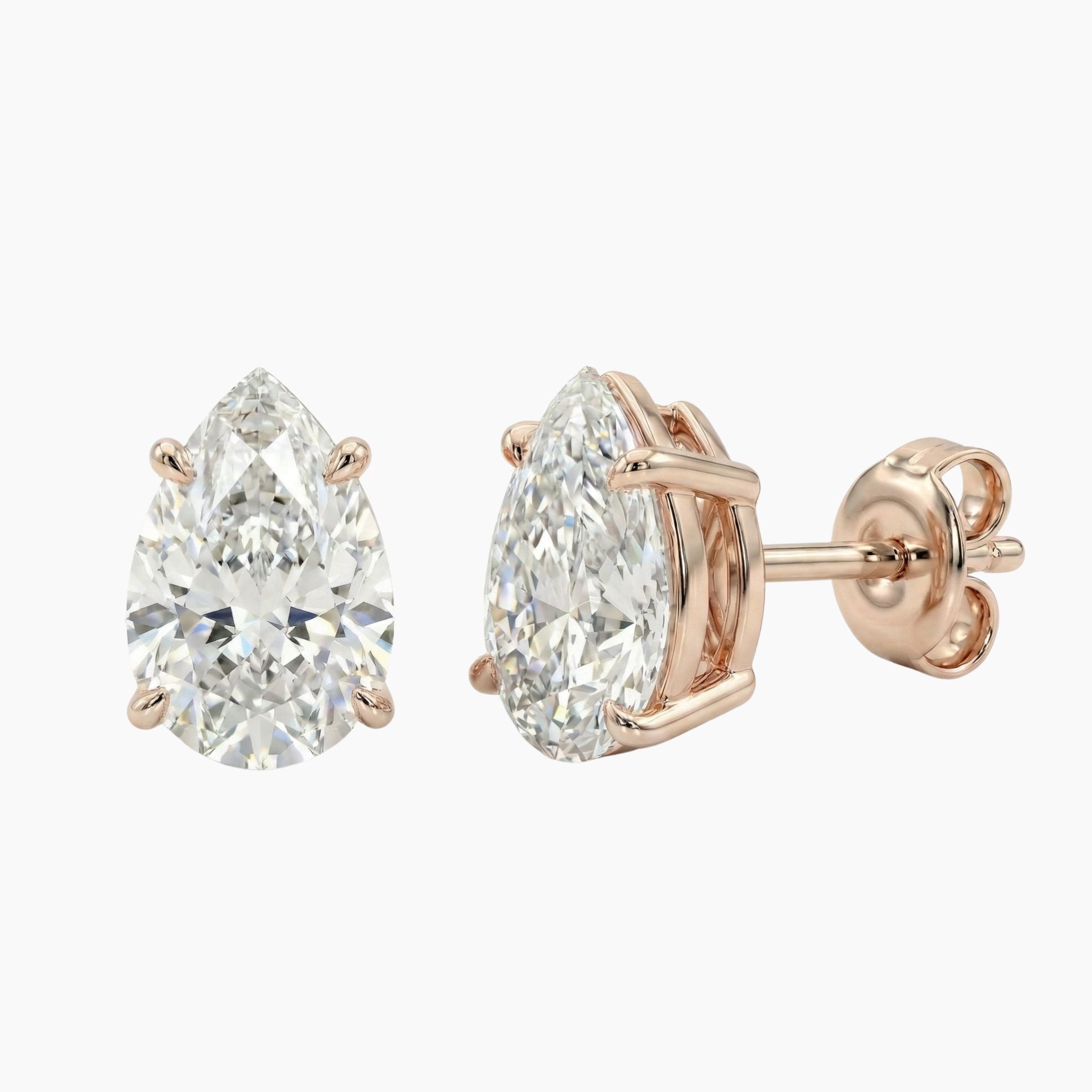 Drop Diamond Earrings