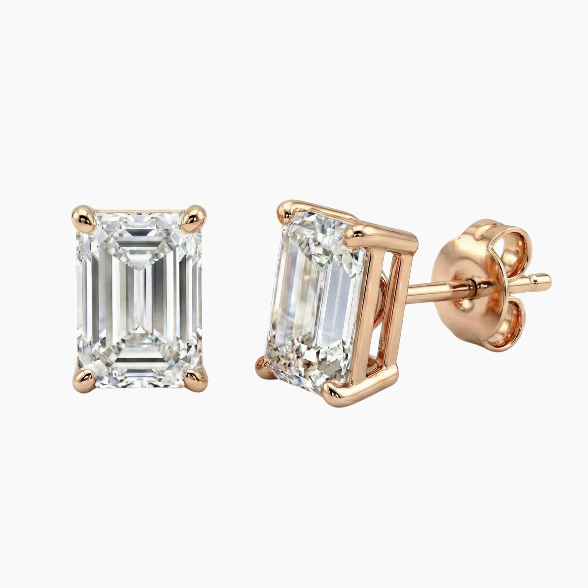 Emerald Diamond Earrings