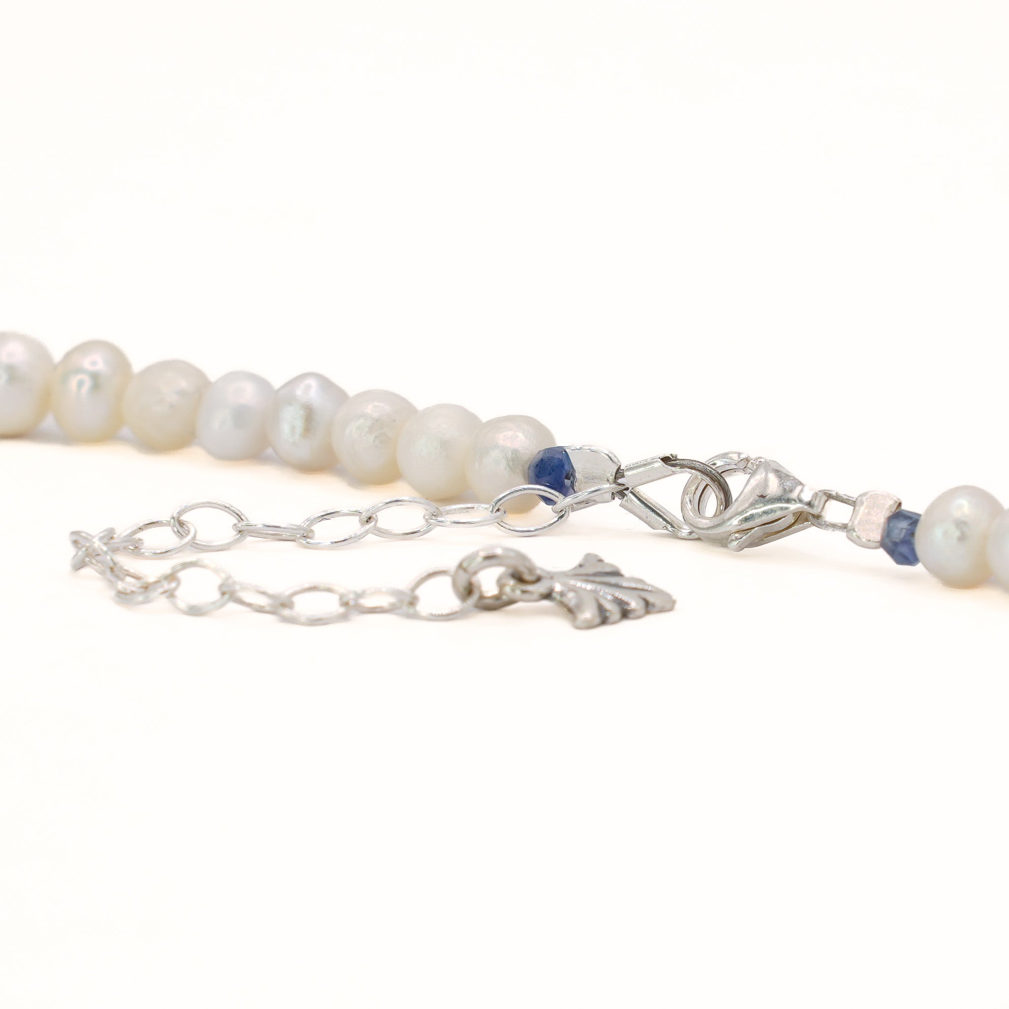 Pearl and sapphire necklace - Del Rey